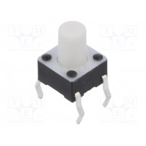 2-1825910-2; Microswitch TACT; SPST-NO; Pos: 2; 0.05A/24VDC; THT; none; ON-(OFF); TE Connectivity