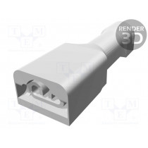 2-520932-2; Terminal: flat; 2.8mm; 0.5mm; female; 0.32÷0.82mm2; crimped; tinned; TE Connectivity