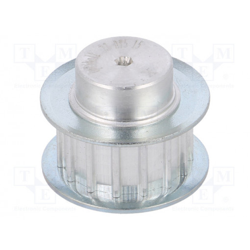 21 AT5   15-200ZA; Belt pulley; AT5; W: 10mm; whell width: 21mm; Ø: 22.65mm; aluminium; OPTIBELT