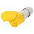 213-4; Connector: AC supply; plug; female; 16A; 110VAC; IP44; Layout: 2P+PE; PCE 213-4; Connector: AC supply; plug; female; 16A; 110VAC; IP44; Layout: 2P+PE; PCE