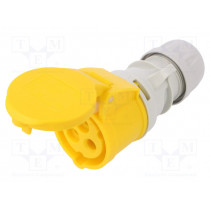 213-4; Connector: AC supply; plug; female; 16A; 110VAC; IP44; Layout: 2P+PE; PCE
