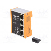 PNF04T; Industrial module: switch Ethernet; managed; Number of ports: 4; LAPP KABEL