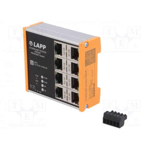 PNF08T; Industrial module: switch Ethernet; managed; Number of ports: 8; LAPP KABEL