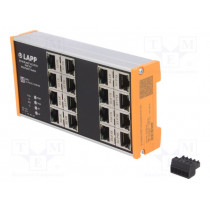 PNF16T; Industrial module: switch Ethernet; managed; Number of ports: 16; LAPP KABEL
