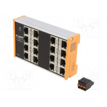 UF16T; Industrial module: switch Ethernet; unmanaged; 18÷30VDC; RJ45; LAPP KABEL