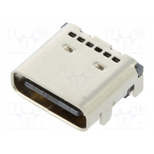 217B-BC02; Socket; USB C; THT; angled; USB 3.1; ATTEND