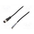 AB-C5-5,0PVC-M12FS; Connection lead; M12; PIN: 5; straight; 5m; plug; 250VAC; 4A; 250VDC; LAPP KABEL