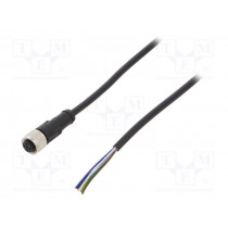 AB-C5-5,0PVC-M12FS; Connection lead; M12; PIN: 5; straight; 5m; plug; 250VAC; 4A; 250VDC; LAPP KABEL