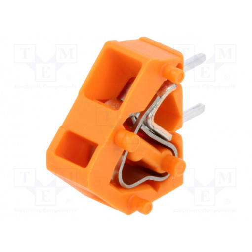 236-746; PCB terminal block; angled 45°; 5mm; ways: 1; on PCBs; 0.08÷2.5mm2; WAGO