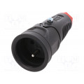 2410-SRW; Connector: AC supply; female; socket; 2P+PE; 250VAC; 16A; for cable; PCE 2410-SRW; Connector: AC supply; female; socket; 2P+PE; 250VAC; 16A; for cable; PCE