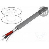 2432C SL005; Wire; Alpha Essential C&C; 2x16AWG; Al-PET foil; PVC; dark grey; ALPHA WIRE