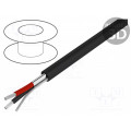 2461C BK005; Wire; Alpha Essential C&C; 2x22AWG; Al-PET foil; PVC; black; 300V; ALPHA WIRE