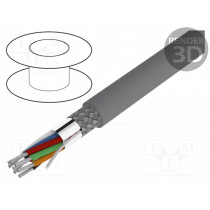 2467C SL005; Wire; Alpha Essential C&C; 4x2x20AWG; Al-PET foil; PVC; dark grey; ALPHA WIRE