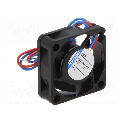 252N; Fan: DC; axial; 25x25x8mm; 3.22m3/h; 15dBA; rolling; 600rpm; EBM-PAPST 252N; Fan: DC; axial; 25x25x8mm; 3.22m3/h; 15dBA; rolling; 600rpm; EBM-PAPST