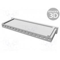 280363; Plug; wire-board; female; AMPMODU MOD II; 2.54mm; PIN: 15; TE Connectivity