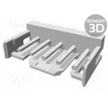 292161-5; Socket; wire-board; male; CT; 2mm; PIN: 5; THT; on PCBs; 4A; tinned; TE Connectivity