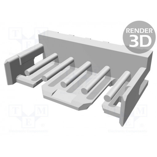292161-5; Socket; wire-board; male; CT; 2mm; PIN: 5; THT; on PCBs; 4A; tinned; TE Connectivity