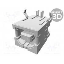 292304-2; Socket; USB B; THT; angled 90°; gold-plated; TE Connectivity