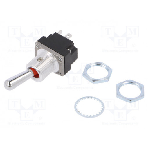 2MT1-2; Switch: toggle; Pos: 2; DPDT; OFF-ON; 5A/28VAC; Leads: screw; IP67; HONEYWELL