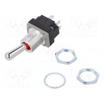 2MT1-4; Switch: toggle; Pos: 2; DPDT; (OFF)-ON; 5A/28VAC; Leads: screw; IP67; HONEYWELL