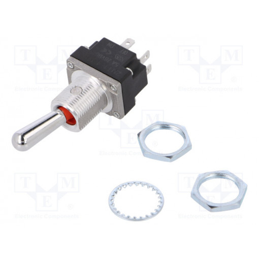 2MT1-4; Switch: toggle; Pos: 2; DPDT; (OFF)-ON; 5A/28VAC; Leads: screw; IP67; HONEYWELL