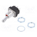 2MT1-8; Switch: toggle; Pos: 2; DPDT; (ON)-ON; 5A/28VAC; Leads: screw; IP67; HONEYWELL