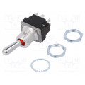 2MT2-3; Switch: toggle; Pos: 2; DPDT; ON-ON; 0.1A/28VAC; Leads: screw; IP67; HONEYWELL