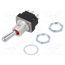 2MT2-3; Switch: toggle; Pos: 2; DPDT; ON-ON; 0.1A/28VAC; Leads: screw; IP67; HONEYWELL