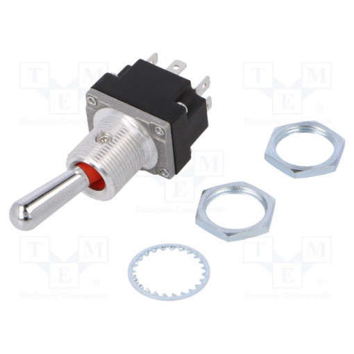 2MT2-3; Switch: toggle; Pos: 2; DPDT; ON-ON; 0.1A/28VAC; Leads: screw; IP67; HONEYWELL