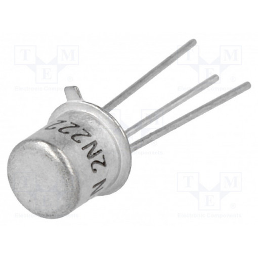 2N2222A; Transistor: NPN; bipolar; 40V; 0.8A; 0.5/1.2W; TO18; 4dB; CDIL 2N2222A; Transistor: NPN; bipolar; 40V; 0.8A; 0.5/1.2W; TO18; 4dB; CDIL