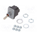 2NT1-4; Switch: toggle; Pos: 2; DPST; (OFF)-ON; 6A/230VAC; 18A/28VDC; IP67; HONEYWELL