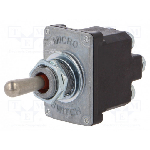 2NT1-5; Switch: toggle; Pos: 3; DPDT; (ON)-OFF-ON; 6A/230VAC; 18A/28VDC; HONEYWELL