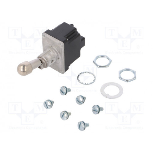 2TL1-3G; Switch: toggle; Pos: 2; DPDT; ON-ON; 6A/230VAC; 20A/28VDC; -65÷71°C; HONEYWELL