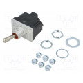 2TL1-4; Switch: toggle; Pos: 2; DPST; (OFF)-ON; 6A/230VAC; 18A/28VDC; IP67; HONEYWELL
