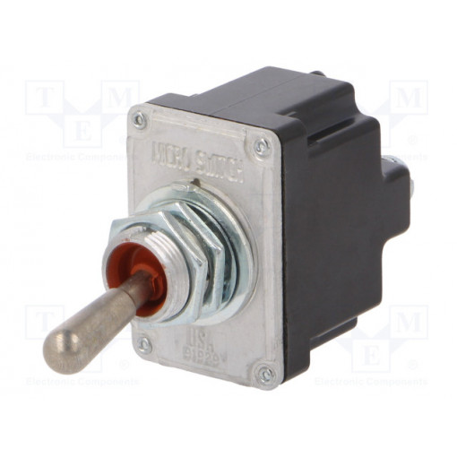 2TL1-6; Switch: toggle; Pos: 2; DPST; (ON)-OFF; 6A/230VAC; 18A/28VDC; IP67; HONEYWELL