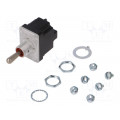 2TL1-7; Switch: toggle; Pos: 3; DPDT; (ON)-OFF-(ON); 6A/230VAC; 18A/28VDC; HONEYWELL 2TL1-7; Switch: toggle; Pos: 3; DPDT; (ON)-OFF-(ON); 6A/230VAC; 18A/28VDC; HONEYWELL