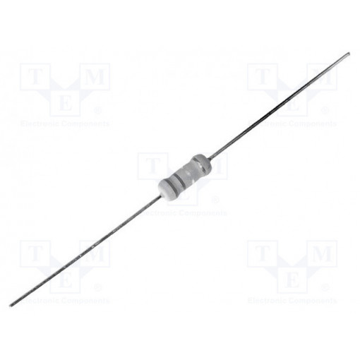 MOR02SJ0102A10; Resistor: metal oxide; THT; 1kΩ; 2W; ±5%; Ø5x12mm; axial; ROYAL OHM
