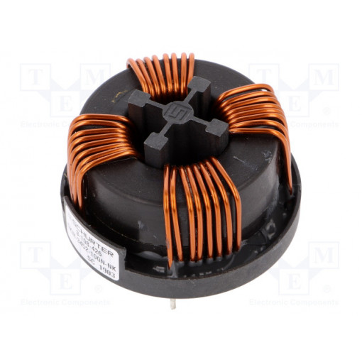3-108-426; Inductor: wire with current compensation; THT; 5.5mH; 7mΩ; 500VAC; SCHURTER