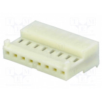 3-643814-8; Plug; wire-board; female; PIN: 8; polarized; 2.54mm; IDC; for cable; TE Connectivity
