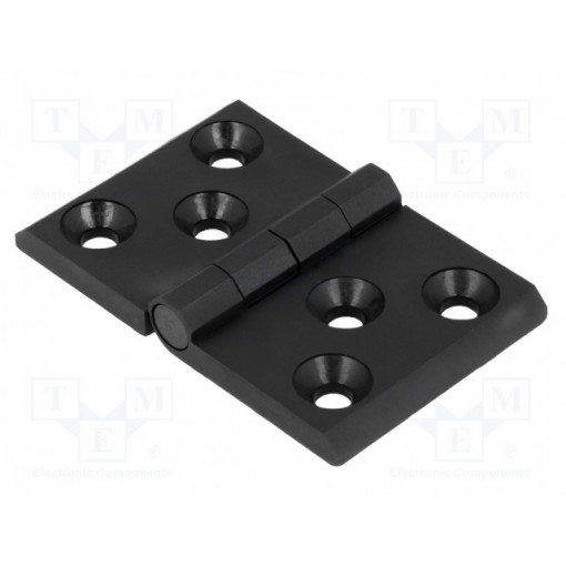 3.510.23; Hinge; Width: 76mm; zinc and aluminium alloy; H: 50mm; Holes no: 6; ROZTOCZE