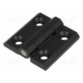 3.511.12; Hinge; Width: 60mm; zinc and aluminium alloy; black; H: 60mm; ROZTOCZE