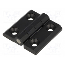 3.511.12; Hinge; Width: 60mm; zinc and aluminium alloy; black; H: 60mm; ROZTOCZE