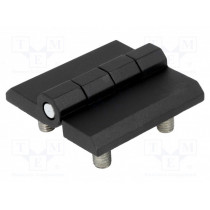 3.511.22; Hinge; Width: 60mm; zinc and aluminium alloy; black; H: 60mm; ROZTOCZE