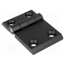 3.512.12; Hinge; Width: 90mm; zinc and aluminium alloy; black; H: 60mm; ROZTOCZE