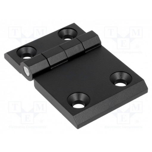 3.512.12; Hinge; Width: 90mm; zinc and aluminium alloy; black; H: 60mm; ROZTOCZE
