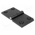 3.513.12; Hinge; Width: 120mm; zinc and aluminium alloy; black; H: 60mm; ROZTOCZE