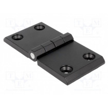 3.513.12; Hinge; Width: 120mm; zinc and aluminium alloy; black; H: 60mm; ROZTOCZE