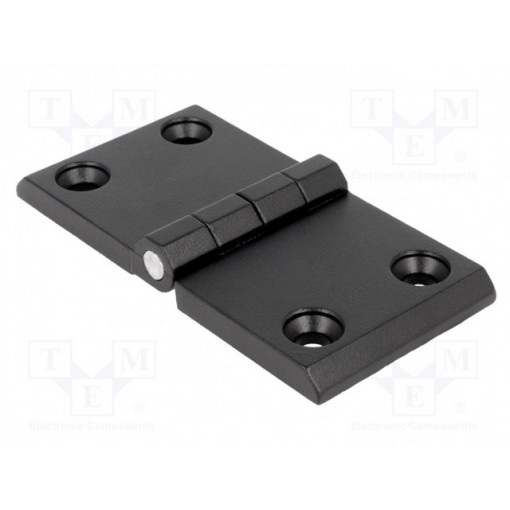 3.513.12; Hinge; Width: 120mm; zinc and aluminium alloy; black; H: 60mm; ROZTOCZE