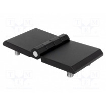 3.513.22; Hinge; Width: 120mm; zinc and aluminium alloy; black; H: 60mm; ROZTOCZE