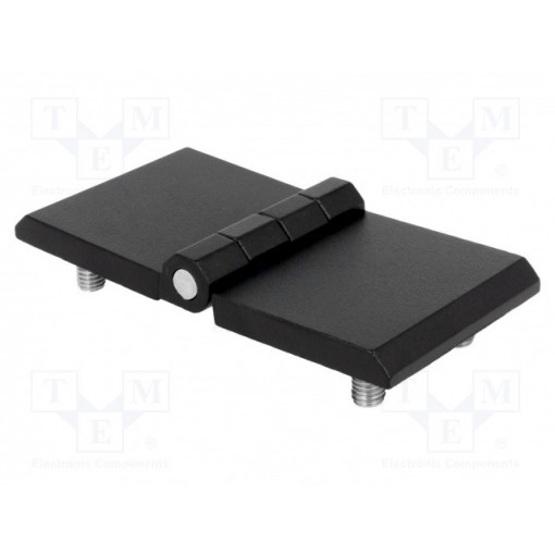 3.513.22; Hinge; Width: 120mm; zinc and aluminium alloy; black; H: 60mm; ROZTOCZE